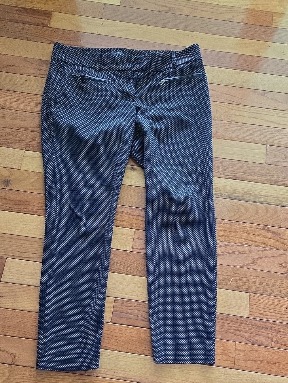 Ann Taylor Polka Dot Dress Ankle Pants 6P